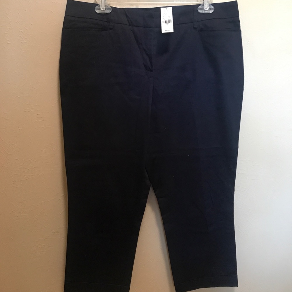 Navy Work Capris